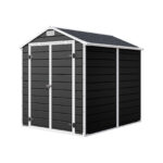 Skandynawski Domek Ogrodowy z tworzywa Nordvic Vidar 194 × 241 cm, Cold Grey